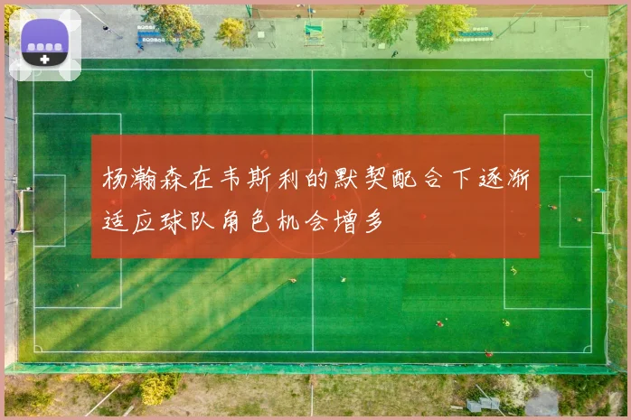 杨瀚森在韦斯利的默契配合下逐渐适应球队角色机会增多